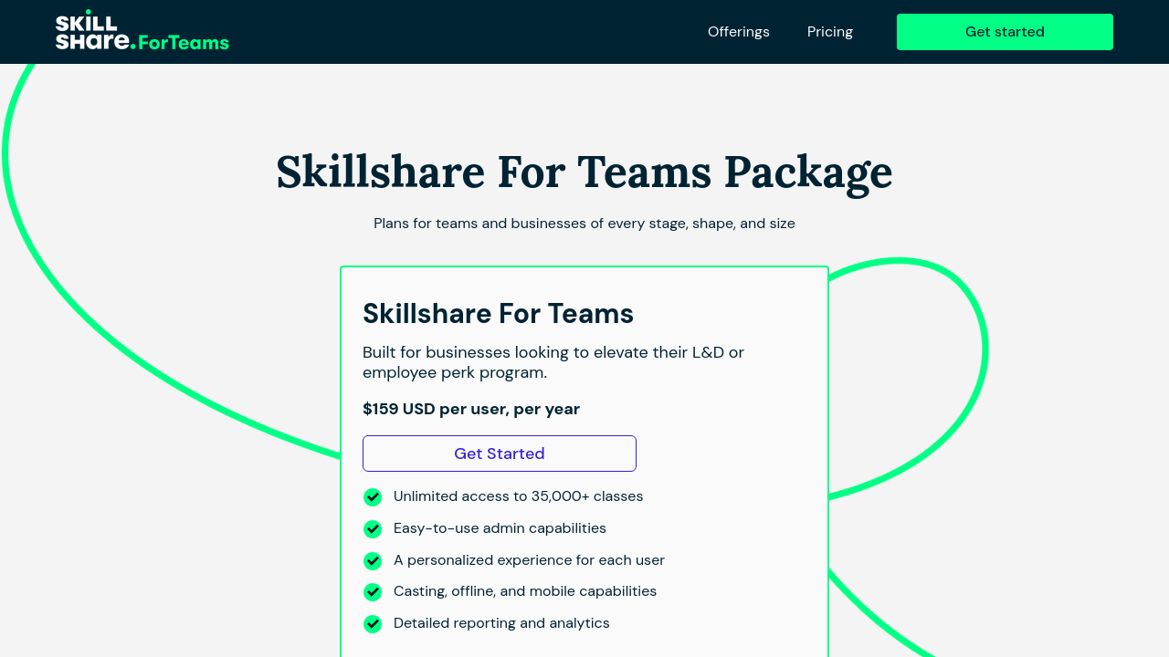 Skillshare for Teams